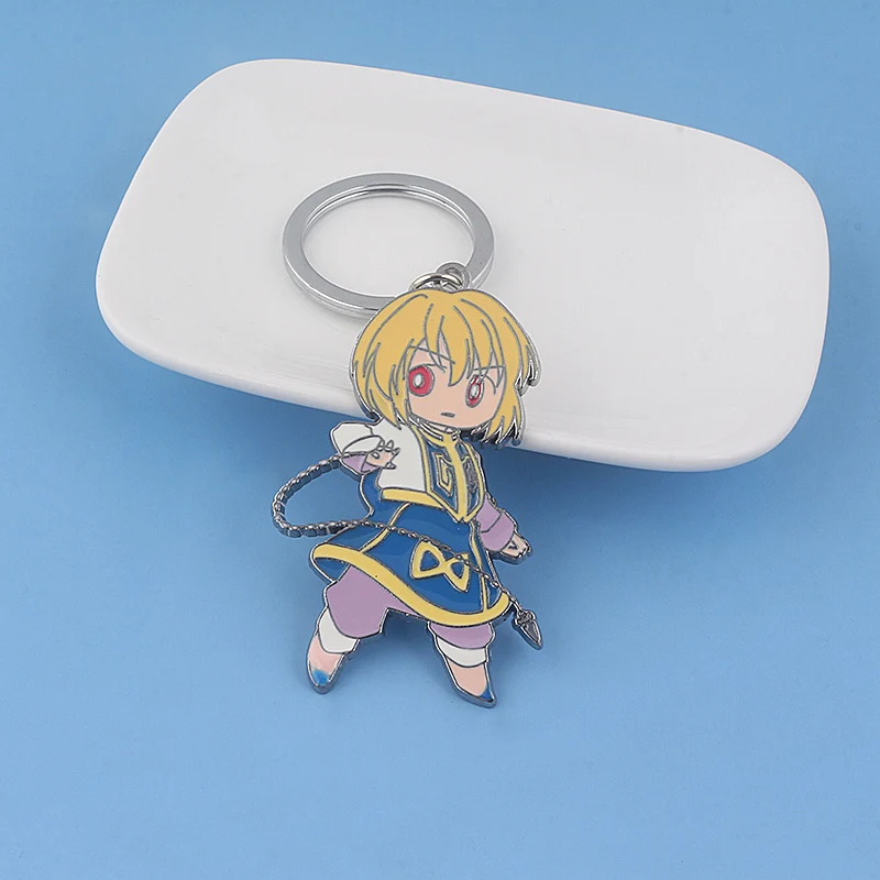 Anime Hunter Metal Charm Keychain, GON & Killua Figures