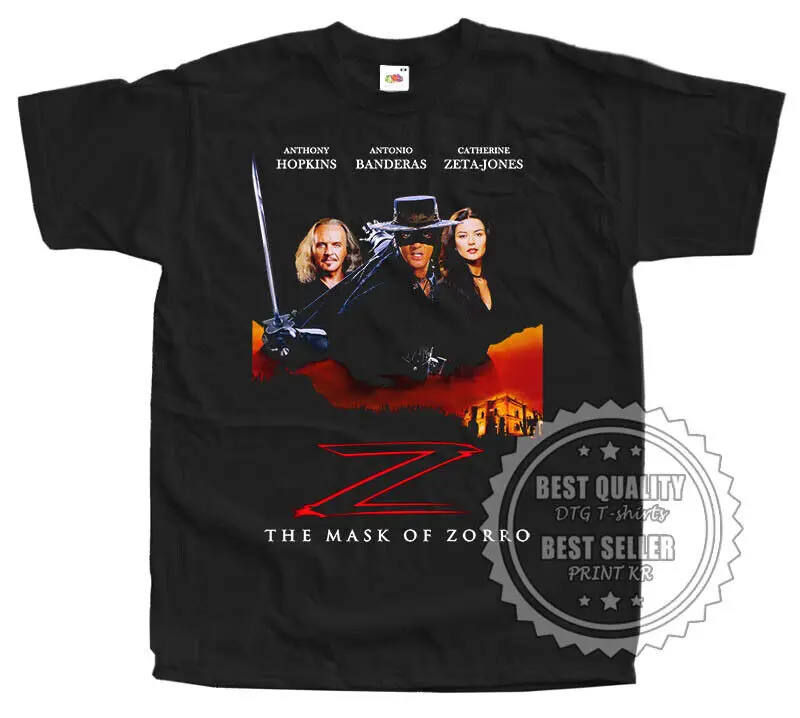 

ZORRO v2 T shirt 1957 Black Movie Poster all sizes S-5XL