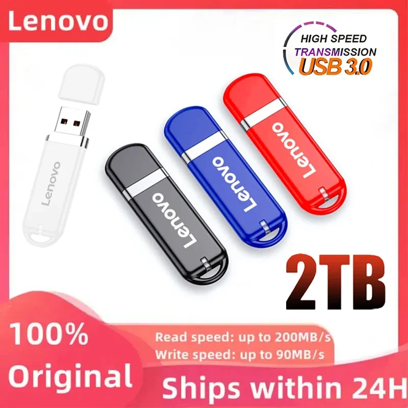 

Lenovo original USB 3.0 flash drive 2TB 1TB high-speed transfer mini Pendrive waterproof portable USB storage USB flash drive