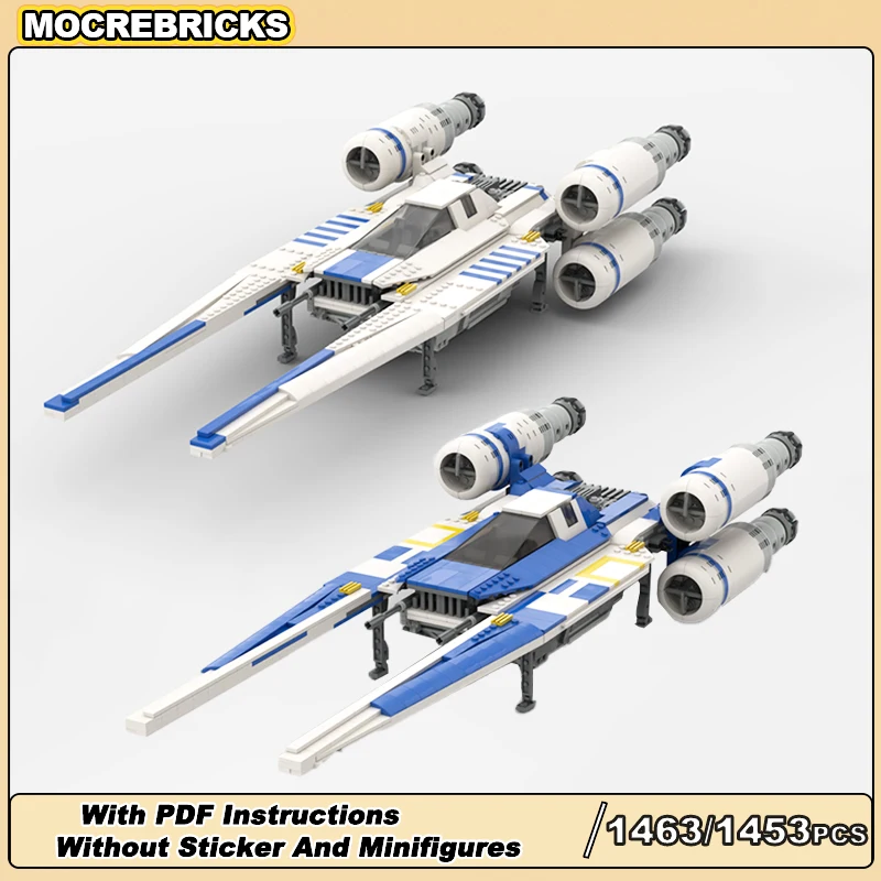 

MOC AircraftU Series WING Battle Plane Building Blocks Assembly Model Technology Bricks Toys Children's Puzzle Gifts