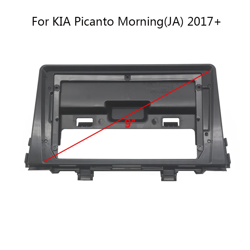 

9" 2 Din Head Unit Radio Fasica For KIA Picanto Morning(JA) 2017+ Stereo Panel Radio Trim Kit Face Frame Refitting Installation