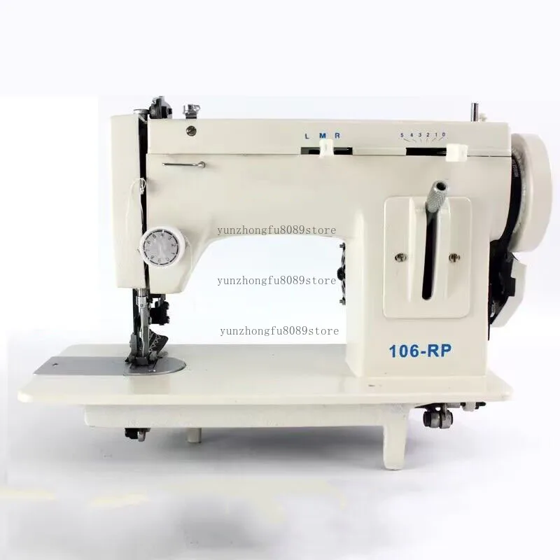 150W Household Sewing Machine 106-RP, 0–7mm Adjustable Stitch for Fur Leather Clothes and Home Sewing Projects