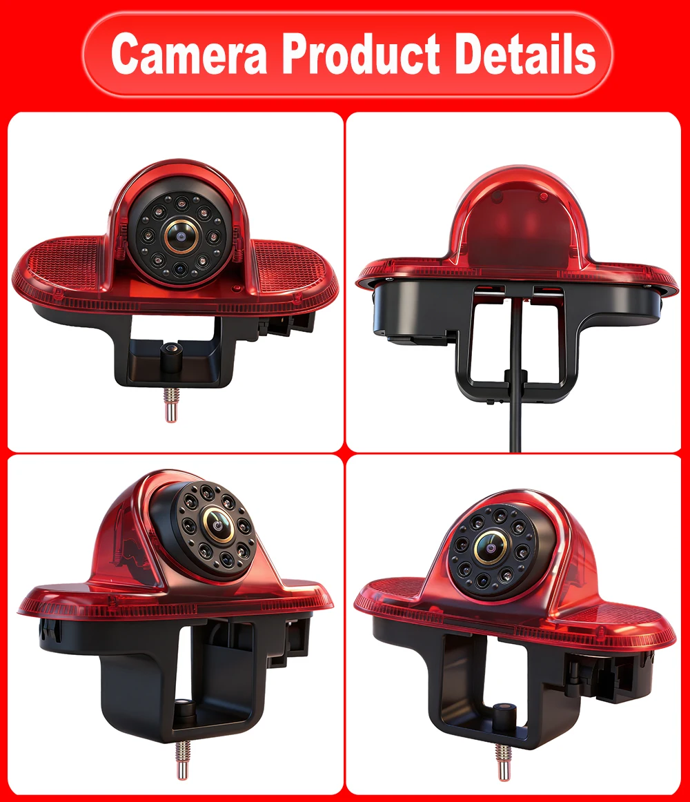 170 ° 1080P für Renault Trafic Opel Combo Primastar X83 Vauxhall Auto-Rückfahrkamera AHD CVBS Rückfahrkamera mit Nachtsicht und Bremslicht-Monitor – Detail 12
