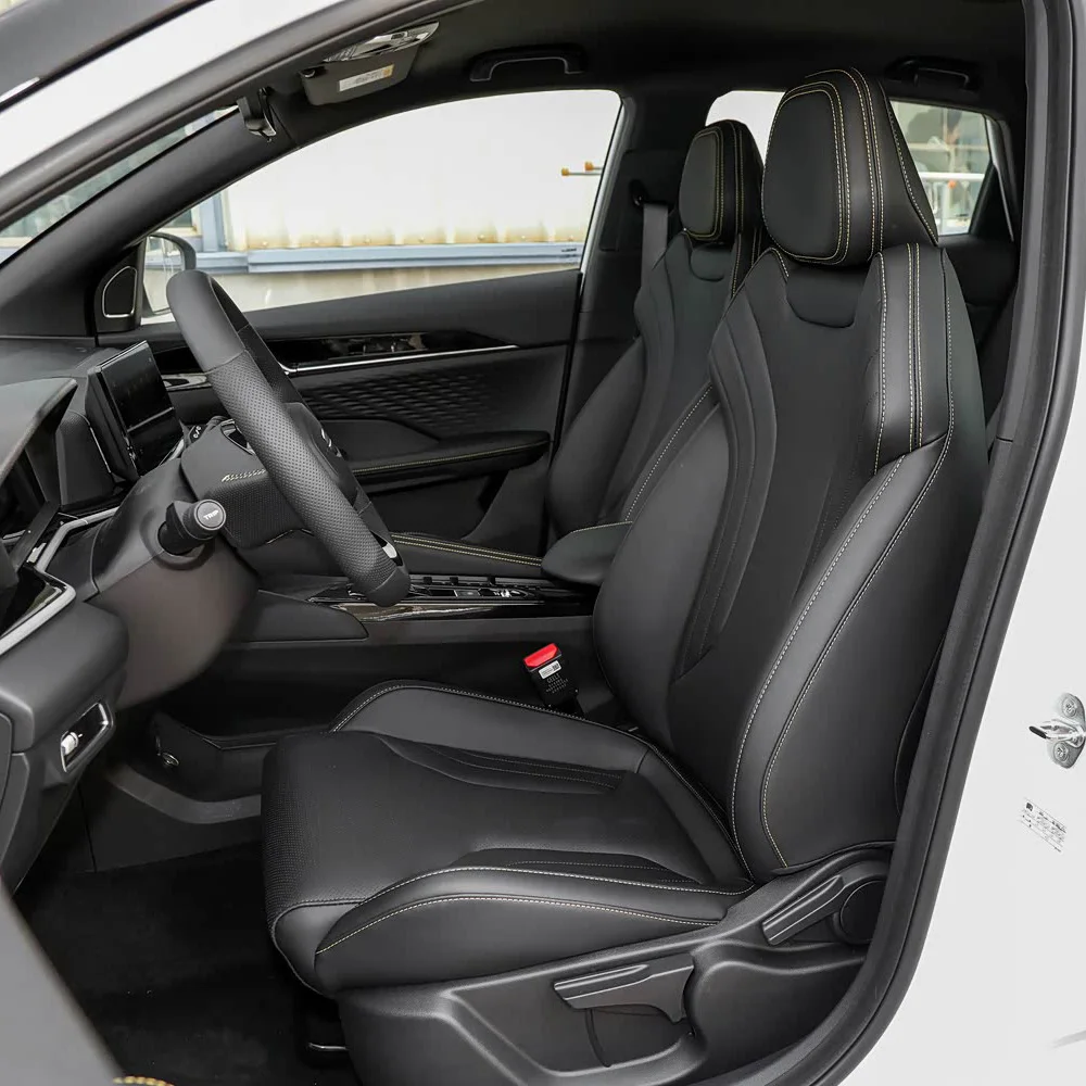 

Custom 5 Seats Car Seat Cover For GEELY Coolray 2025 Faux Leather Seat Cushion Full Set Car Seat Covers Accessories
