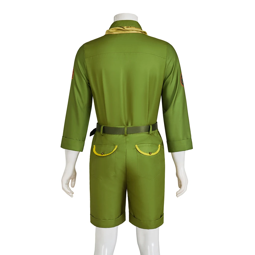 Moonrise Kingdom Sam Shakusky Cosplay Costume Men's Green Camp Suits Top Pants Full Set Halloween Carnival Outfits - view 5