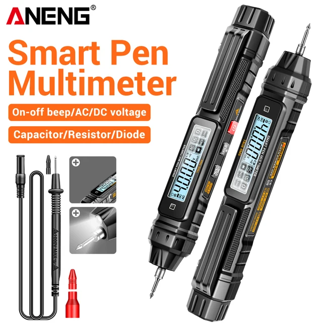 ANENG A3005 Multimetr Piórkowy Cyfrowy Profesjonalny Mini Miernik Napięcia AC/DC 4000 Odczytów Rezystancji NCV Ohm Tester Diod Narzędzia