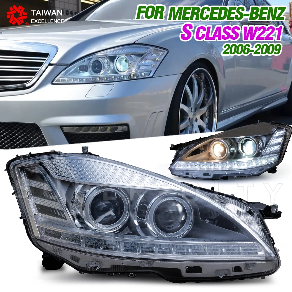 

Car LED headlights for Benz W221 Headlights 2006-2009 S300 S400 Head Lamp Led Car Styling Accessories ECE Certification