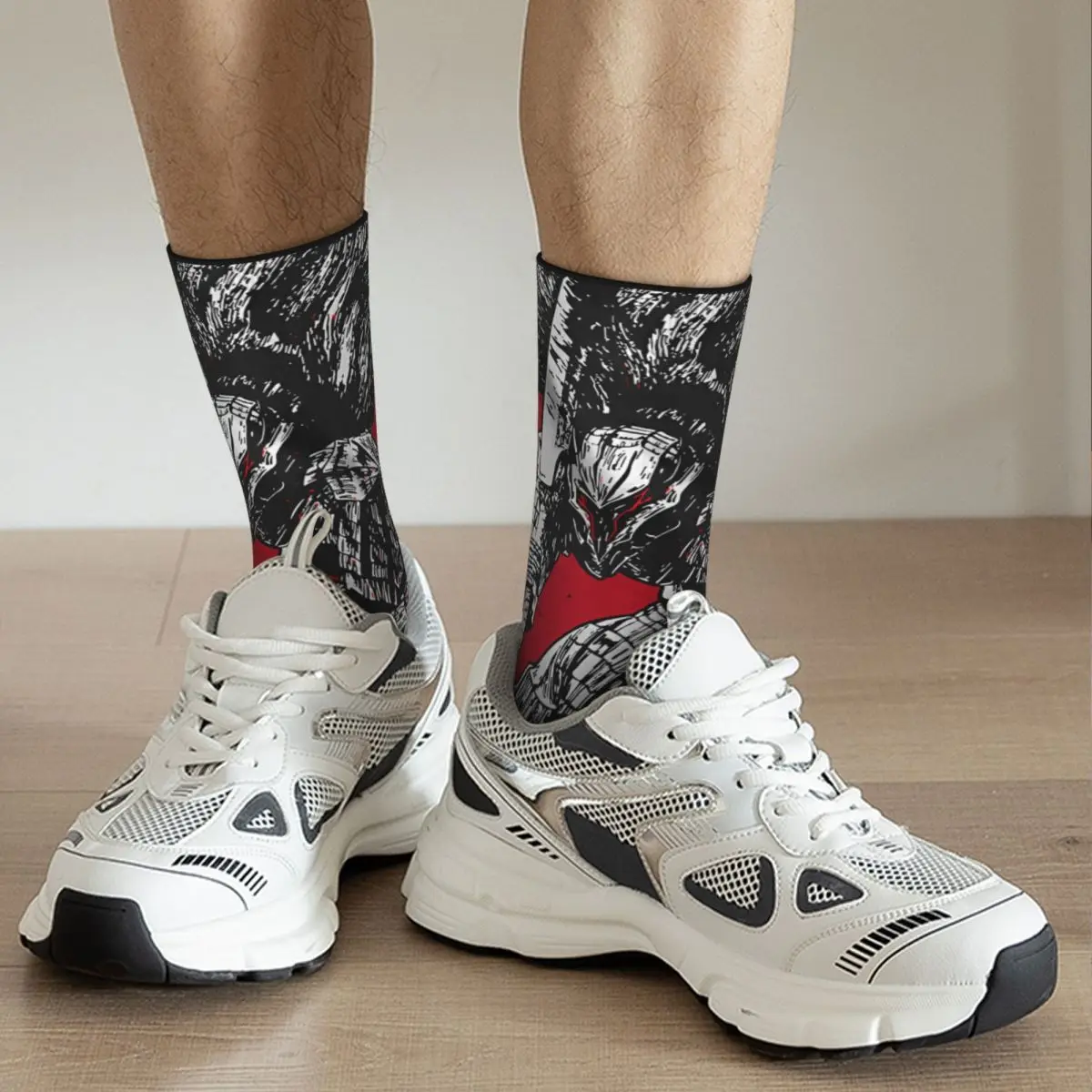 Men Women Japan Manga Berserk Anime Socks Cute Fashion Socks Novelty Stuff Middle Tube Socks Little Small Gifts