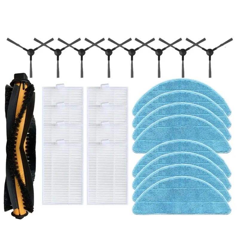 A21Q -For Blaupunkt Bluebot XBOOST / XPRO Replacement Accessories Main Side Brush Hepa Filter Mop Cloth