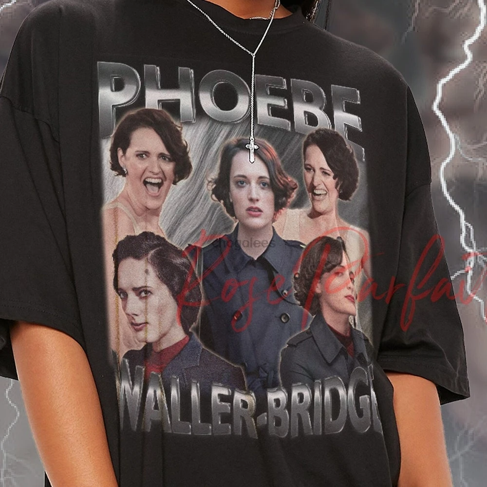 PHOEBE WALLER-BRIDGE Retro T-shirt - Phoebe Waller Homage Shirt Phoebe Waller Clothing Phoebe Waller Fleabag Merch Phoebe Waller