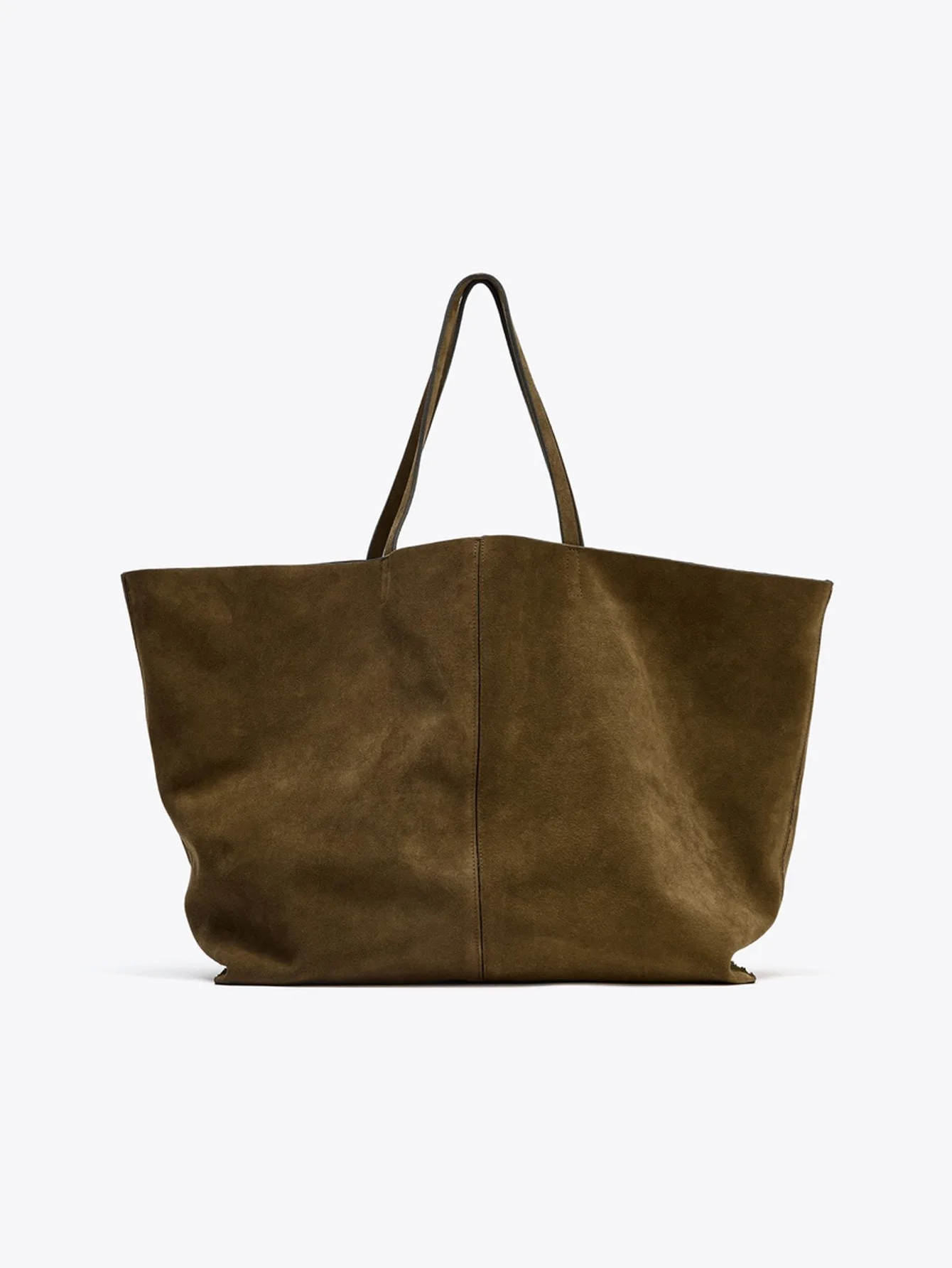 New 2026 Winter Spacious Trapeze Tote Euro American Style Matte Suede Leather Female Handbag Luxury Armpit Shoulder Bag