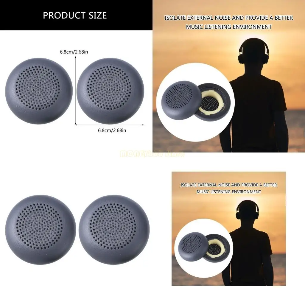 F62C 구역을위한 편안한 이어 패드 900 750 헤드폰 이어 패드 귀 덮개 확장 마모