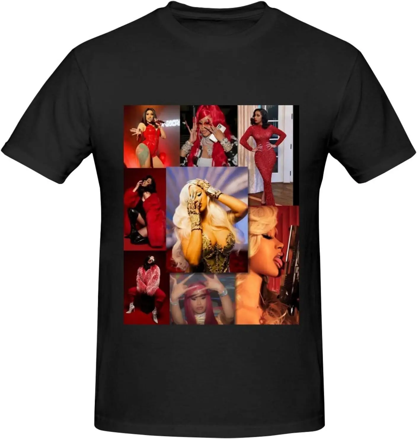 

Рубашка Cardi Music B, мужская удобная хлопковая рубашка с короткими рукавами, топ с круглым вырезом и рисунком на заказ