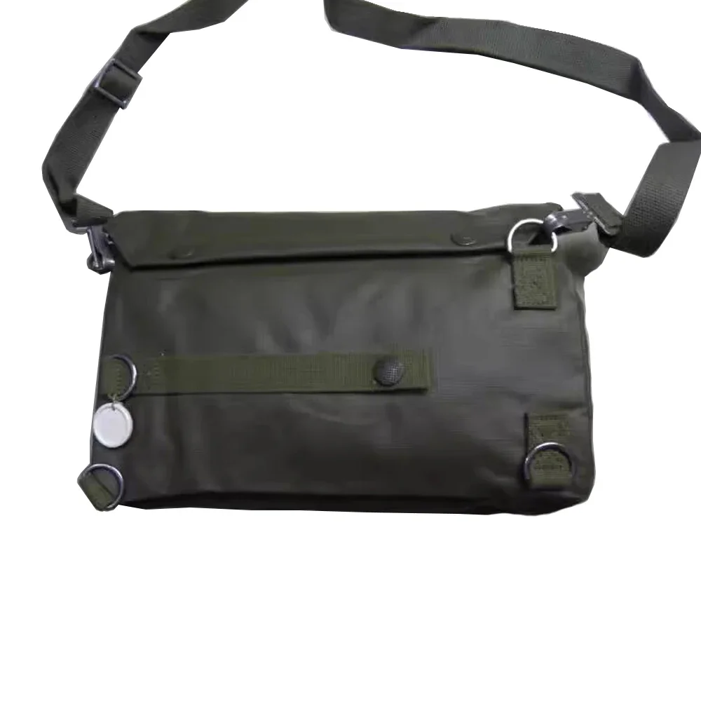 

WW2 US Soldier Gas Mask Bag Swiss Original Product Stainless Steel Antigas Buckle Storage Bag Tactical Retro Bag