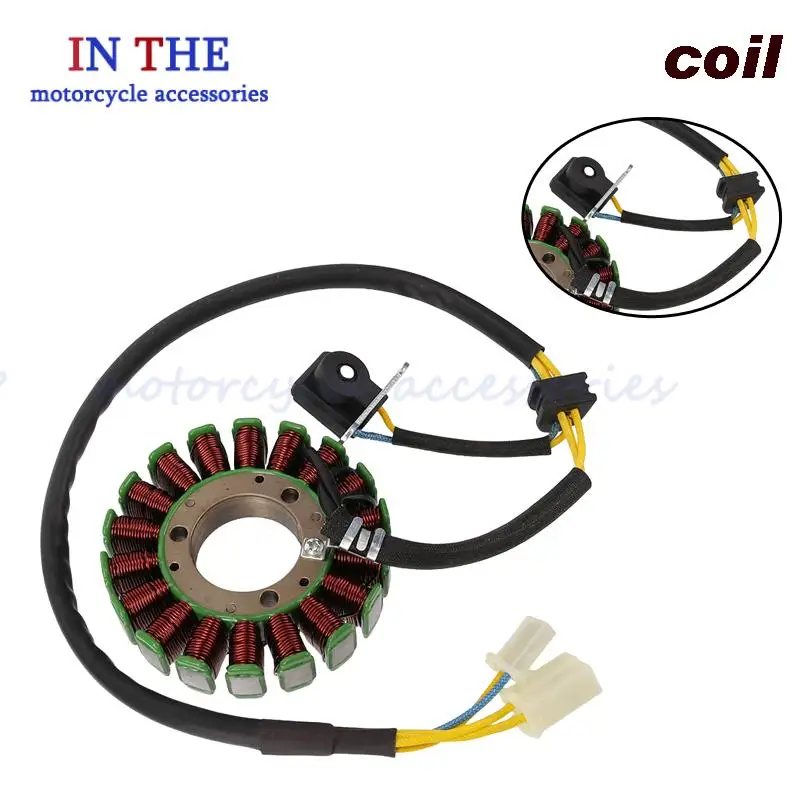

Suitable for motorcycle parts generator stator coil 93mm 18 coil permanent magnet stator coil