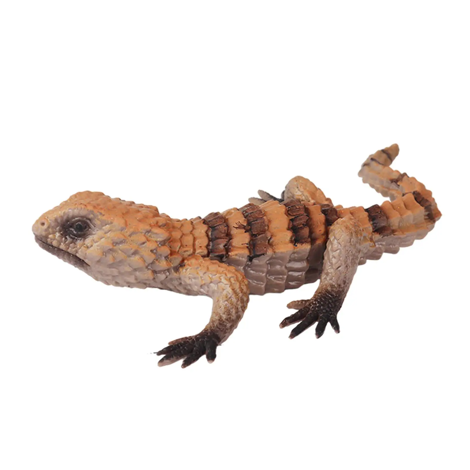 Handgeschilderd Mini Hagedis Beeldje Realistisch Dierenspeelgoed Cake Topper Desktop Decor Sculptuur voor thuiskantoor