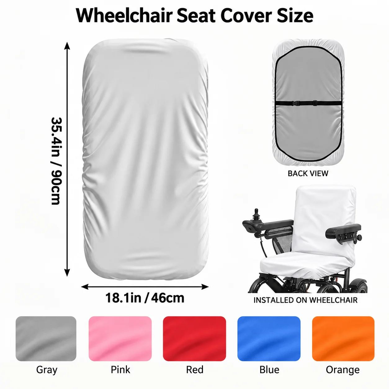 Custom Seat Cover Pattern Text Wheelchair Milk Silk Wear Resistant Wrinkle Resistant Washable Universal multicolor Cushion Cover