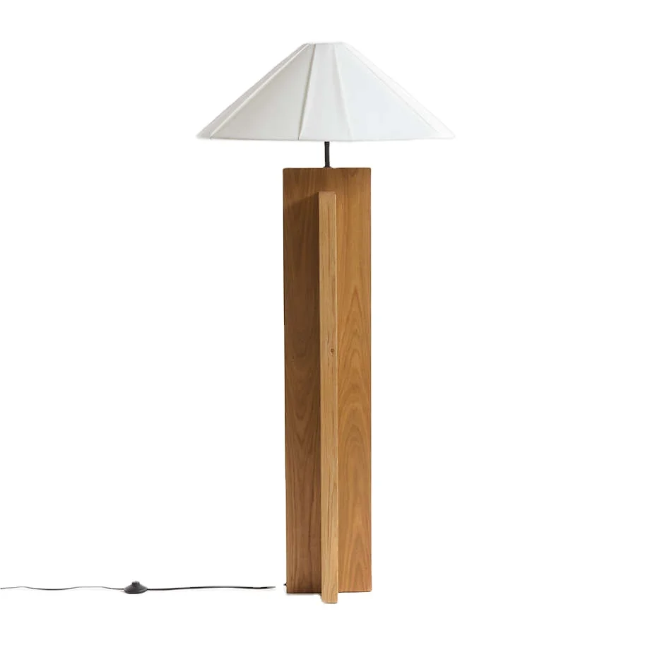 

Creative Cross Wooden Style Living Room Light Luxury Floor Lamp Restaurant Retro Customization