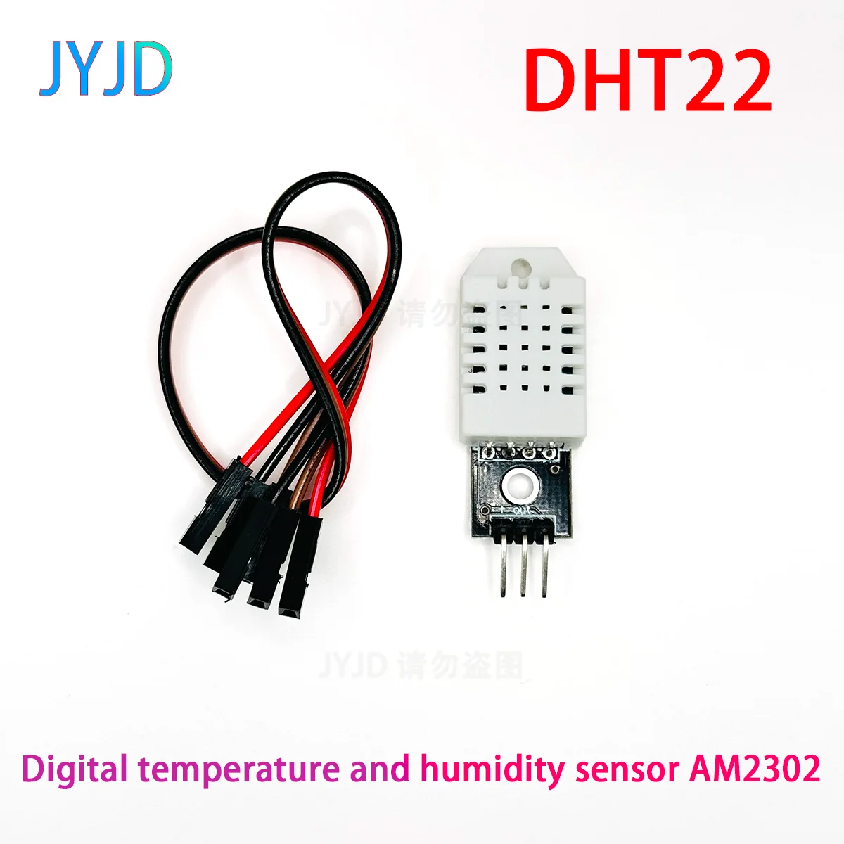 DHT22 Cyfrowy czujnik temperatury i wilgotności AM2302 Moduł + PCB z kablem do Arduino