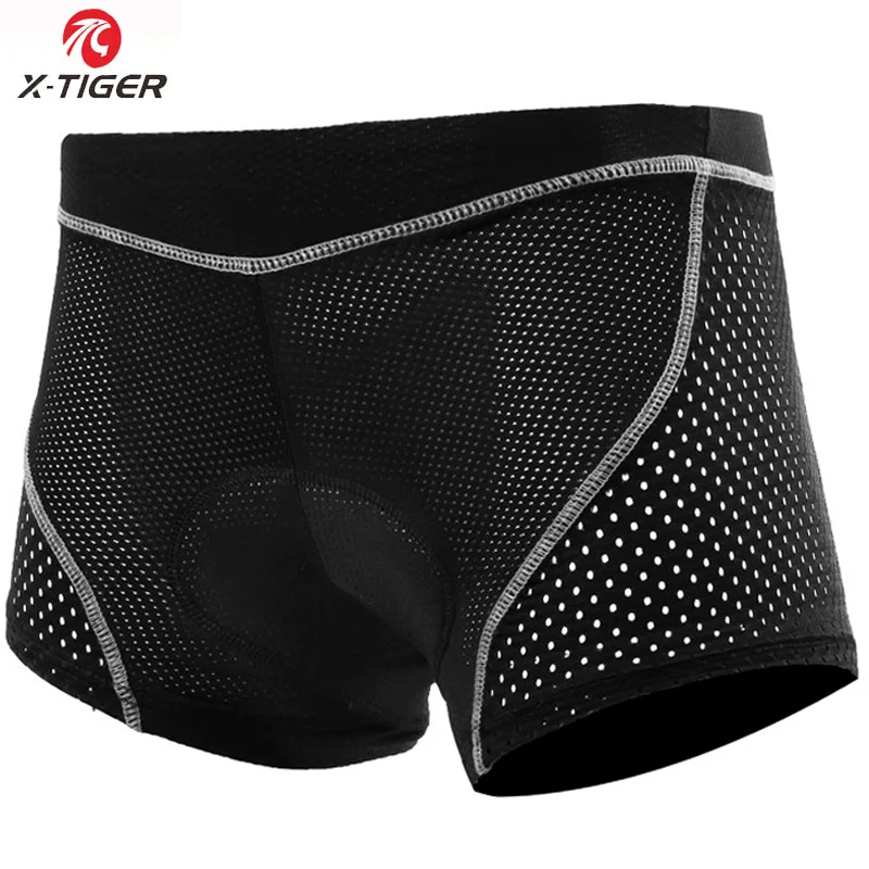 X-TIGER Men\'s Cycling Underwear with 5D Gel Cushioned MTB Boxer Cycling Shorts Road Cycling Underwear Cycling Equipment