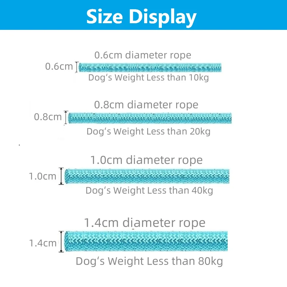 Heavy Duty Dog Slip Rope Lead Adjustable Training Leash For Dogs_voghion.com
