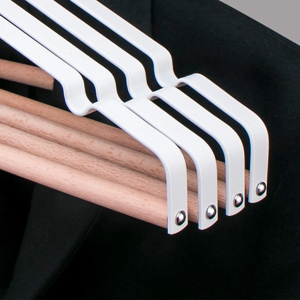 

Racks Clothes Hanger Artifact Coat Hangers Fashion Space Saving Connector Hooks Home White