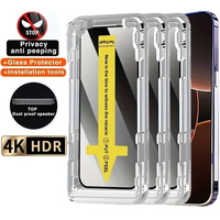 Dust Free Easy Install Screen Protector Privacy Anti Spy Peep Temper Glass Film For Poco F7 Ultra F3 F4 GT F5 F6 Pro Removal Kit