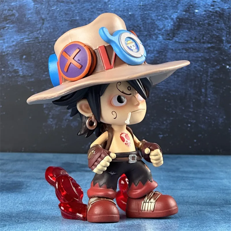 15cm One Piece Anime Figure Portgas D Ace PVC Model Collection Ornaments Room Decoration Periphery Display Pvc Model Gift Toys