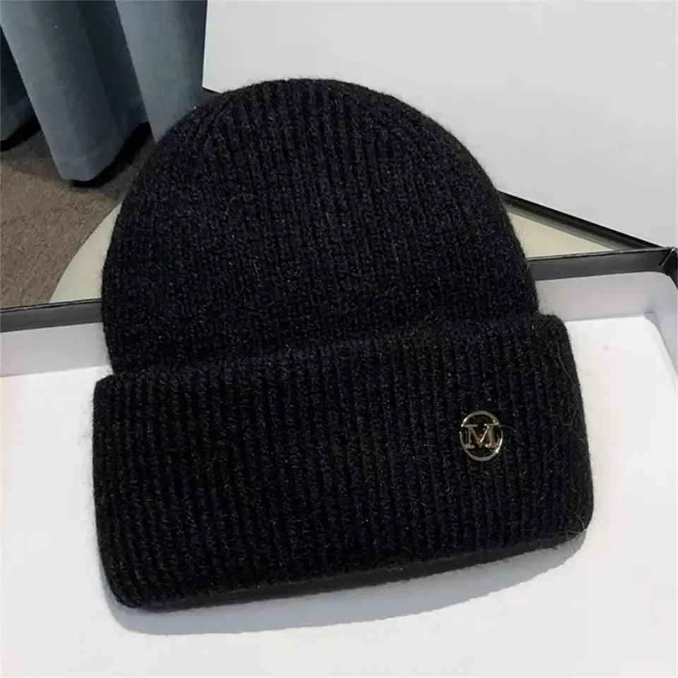 Winter Hats New Beanies Knitted Solid Cute Hat for Women Men  Autumn Female Baggy Cap Warmer Bonnet Ladies Casual Cap, image 18