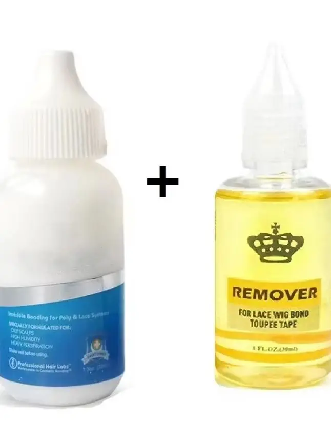 38ml Wholesale Wig Adhesive Waterproof Lace Glue Invisible Hair Toupee Frontal Bonding Remover Ghost+Remover
