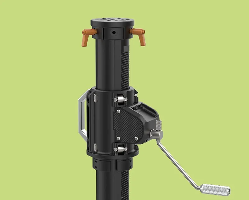 Geared Center Column Tripod for Astronomy Binoculars & Photography – Hydraulic Fluid Head