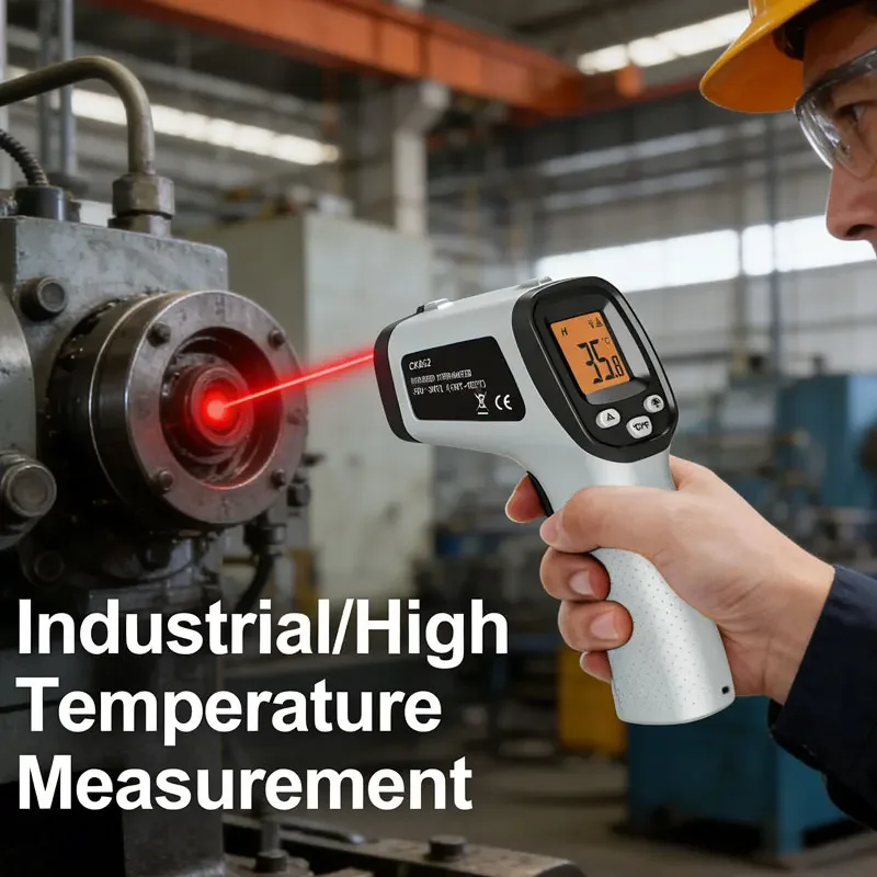 

Инфракрасный бесконтактный термометр, портативный промышленный высокоточный электронный измеритель температуры