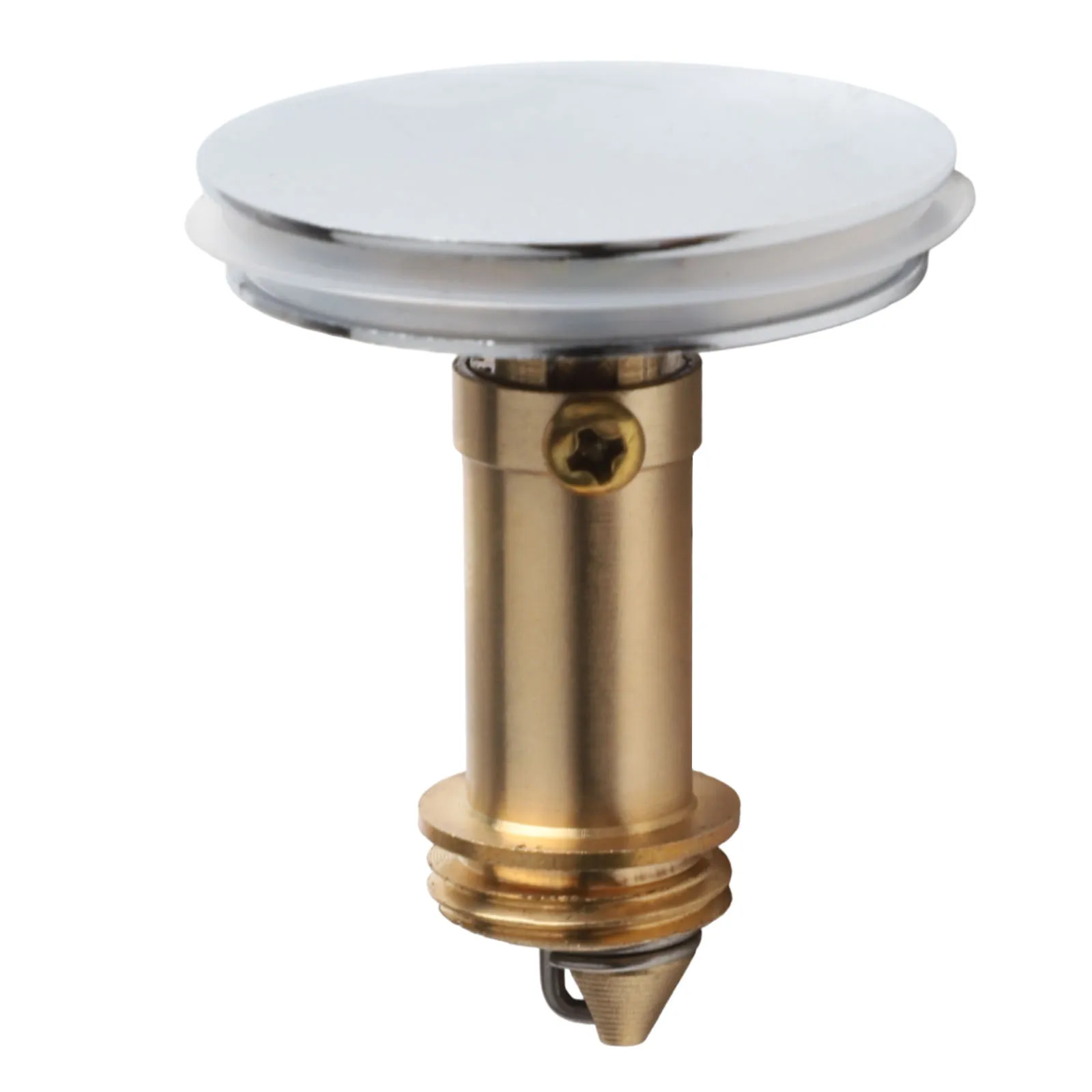 38mm Drain Stopper for Bathroom Sink with Click Clack Functionality and Brass Reinforced Bounce Core Mechanism