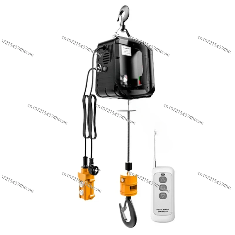 1500W Portable Crane Electric For Cars Home Improvement Cargo Handling Production Workshop Lifting