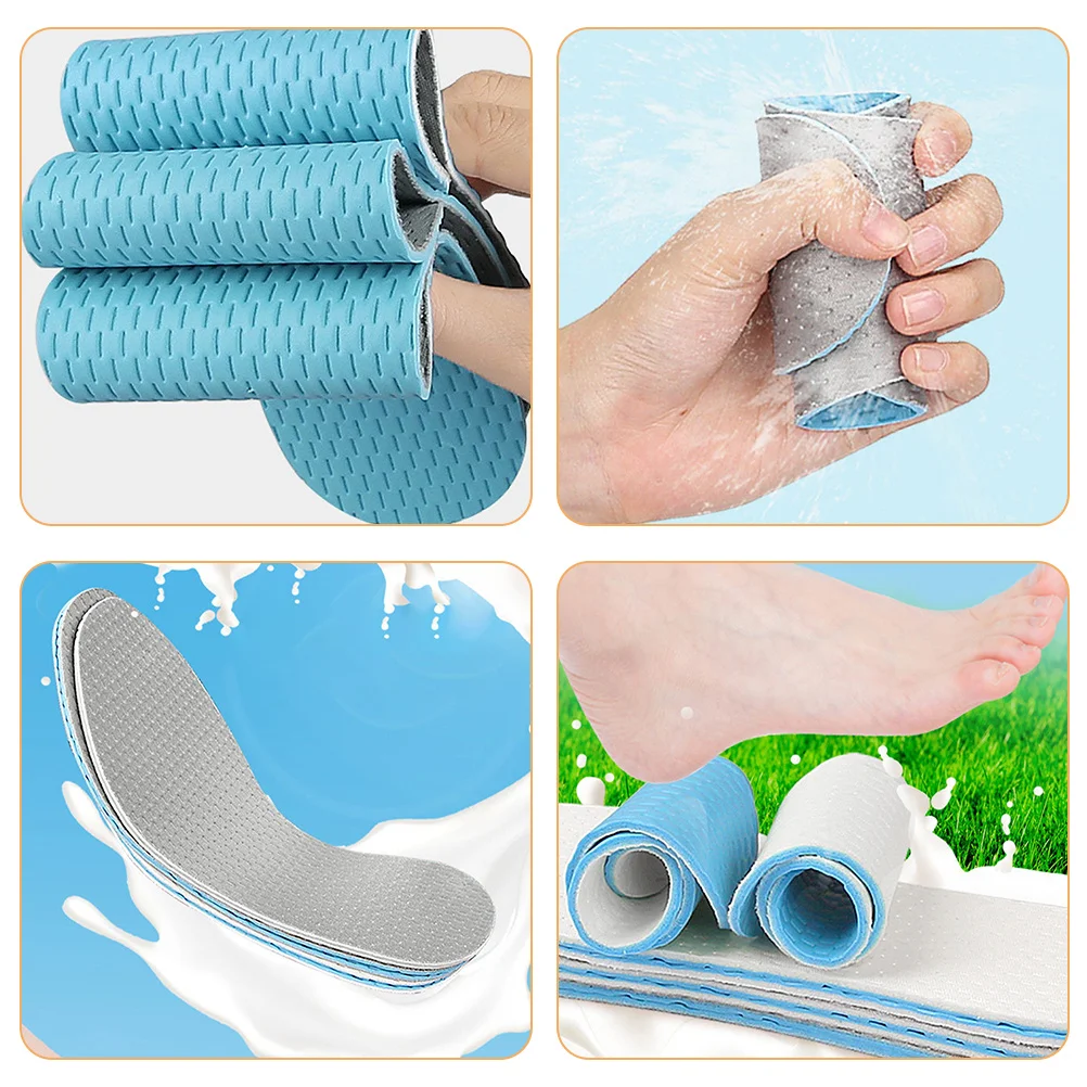 

1Pair Comfortable Breathable Shoe Insoles Sweat Absorbing Soft Replacement Pads for Men Women Sports Casual Shoe Pad