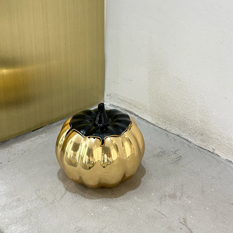 حقيبة صندوق اليقطين الإبداعية ذات الإحساس المعدني اللامع الرائع بتصميم صغير متخصص حقيبة يد حقيبة ساعي البريد