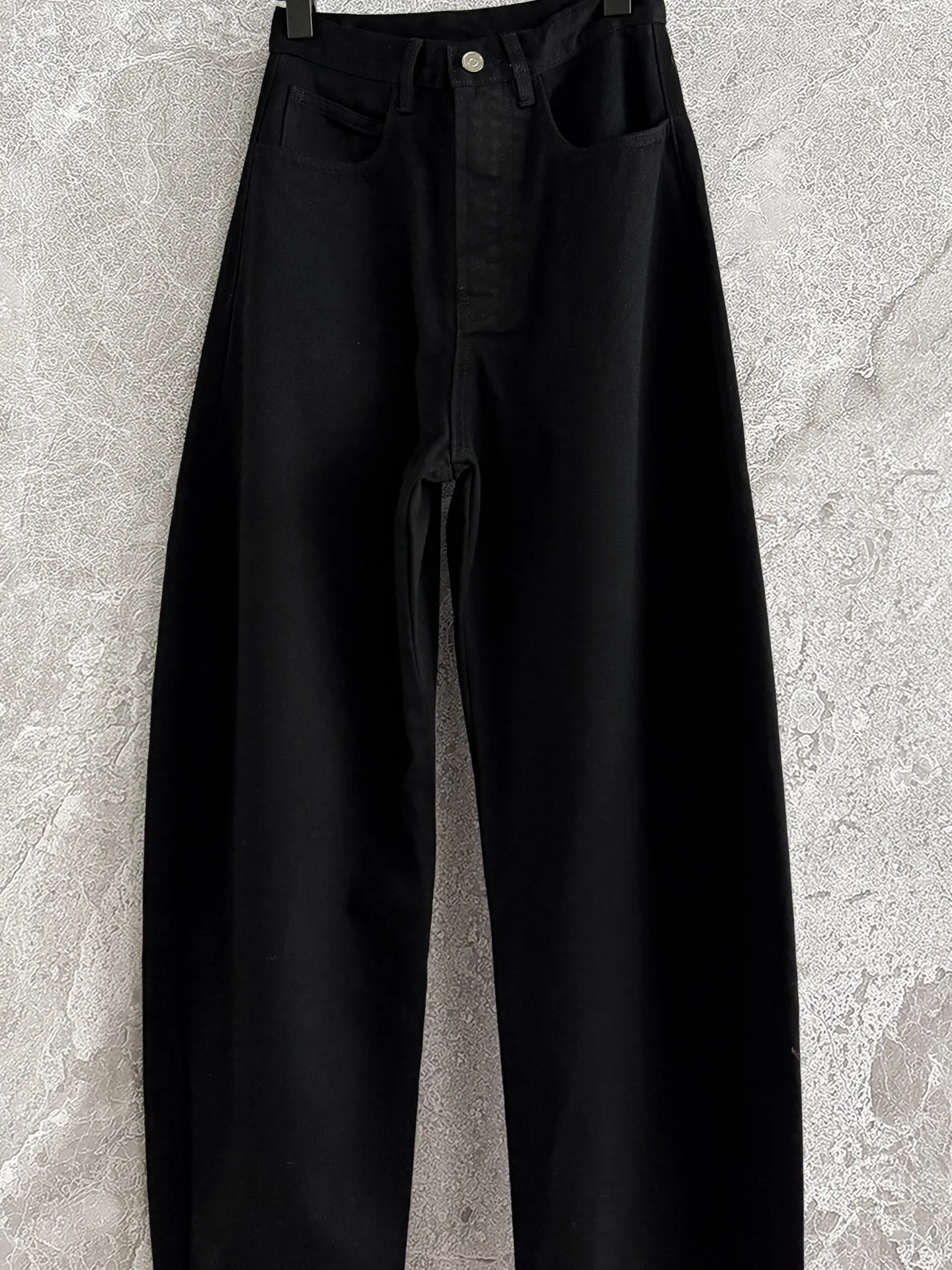 Dameskleding Katoen Zwart Machete Jeans Broek 2025, hoge kwaliteit