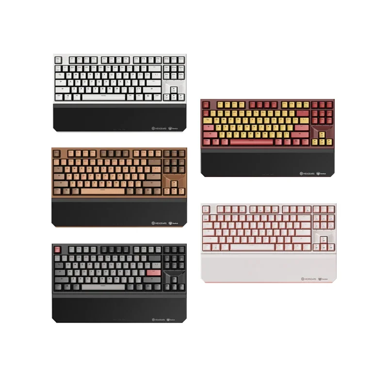 YYHC-2023 Mechanical Double Color Keyboard 87 Keys Double Injection Keycap Wired Keyboard with Metal Panel