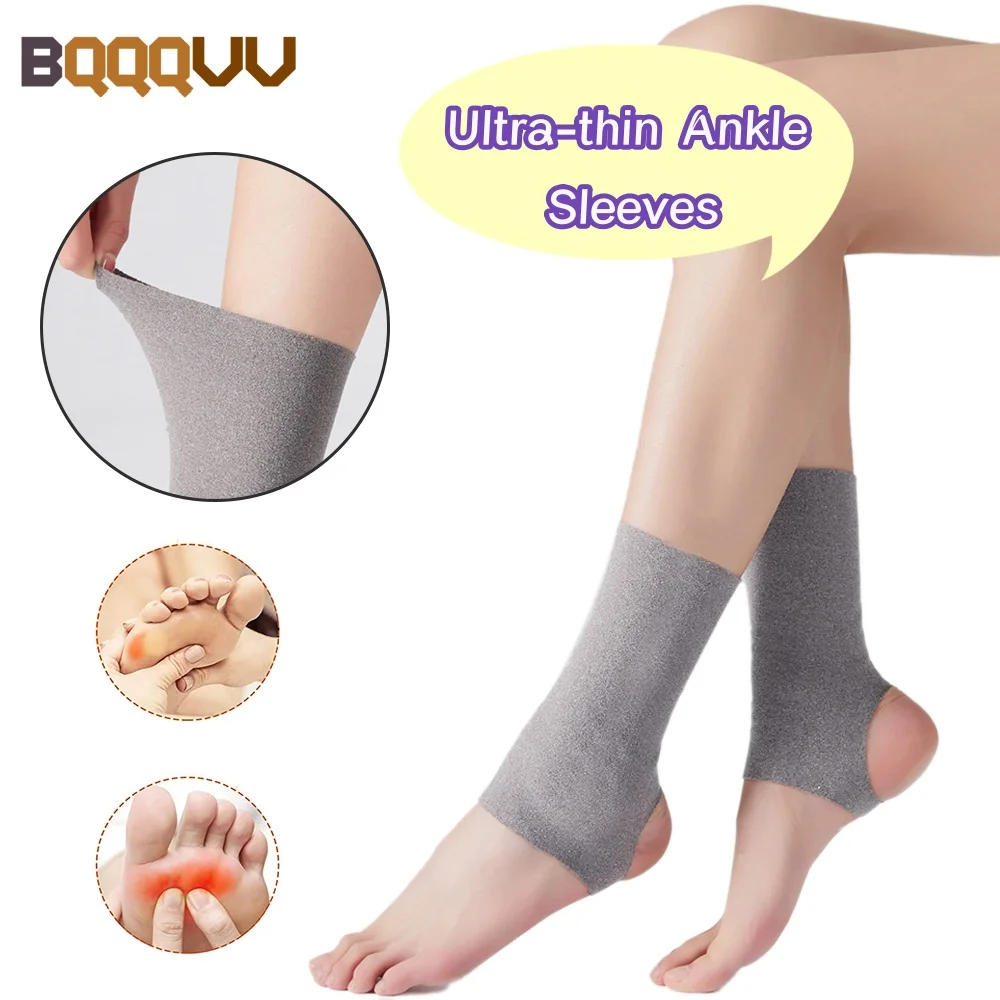 

Ультратонкие компрессионные браслеты на лодыжку для мужчин и женщин, браслеты на лодыжку, фитнес-бандаж для тренажерного зала, поддержка ахиллесового сухожилия, 1 пара