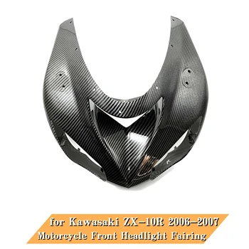 Motorcycle Front Headlight Fairing for Kawasaki ZX-10R zx 10r 2006 2007 Plastic Cover Body Panel Replacement Parts