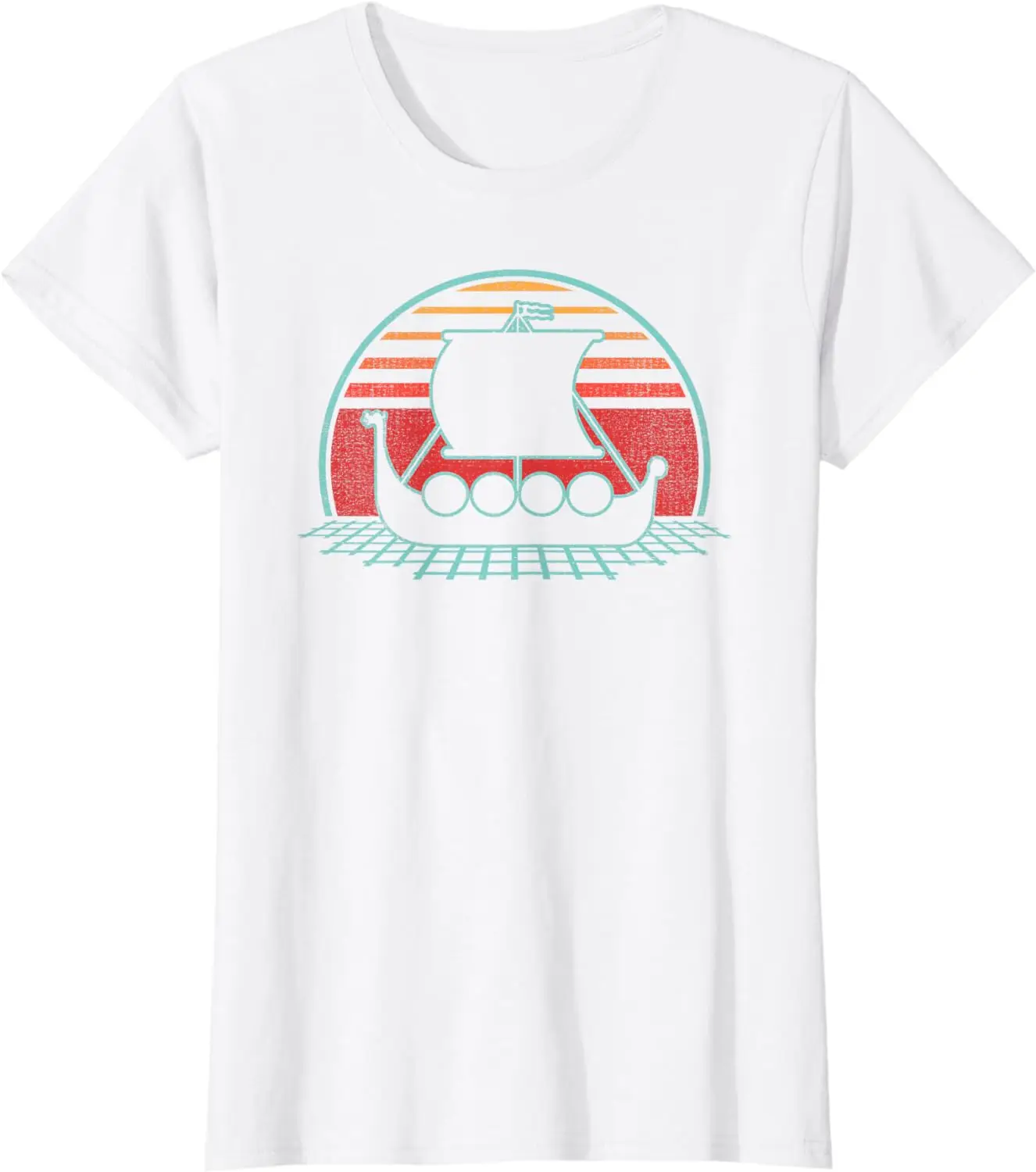 Ship Retro Vintage 80s Style Gift T-Shirt