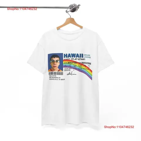Hawaii T Shirt Superbad I Am Mclovin Comedy Jonah Hill Cera Heavy Cotton vintage Washed fashion Versatile Soft homme streetwear