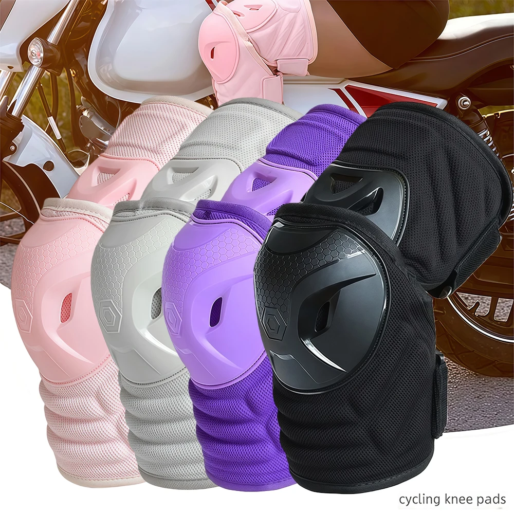 Rodilleras ajustables para motocicleta, espinilleras, equipo Protector para motocicleta/Motocross/MTB/corrida/patinaje, 1/2 Uds.