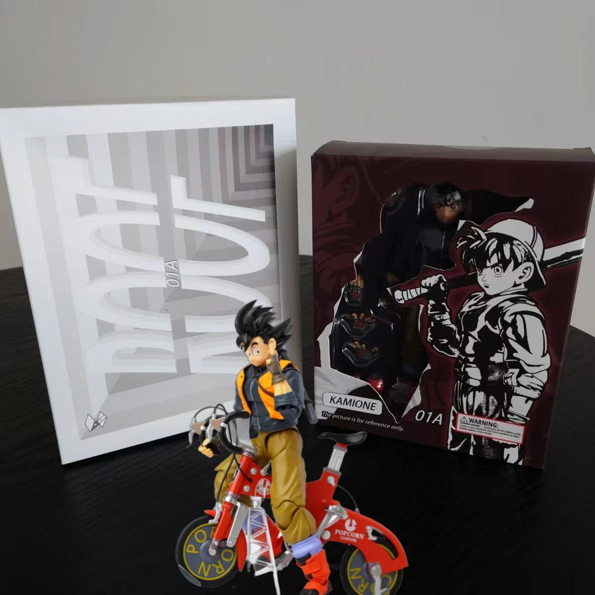 

In Stock Tonsenarttoys Kamione Dragon Ball Super Saiyan Fly Page Goku Ride Bike 01a Action Figures Anime Figures