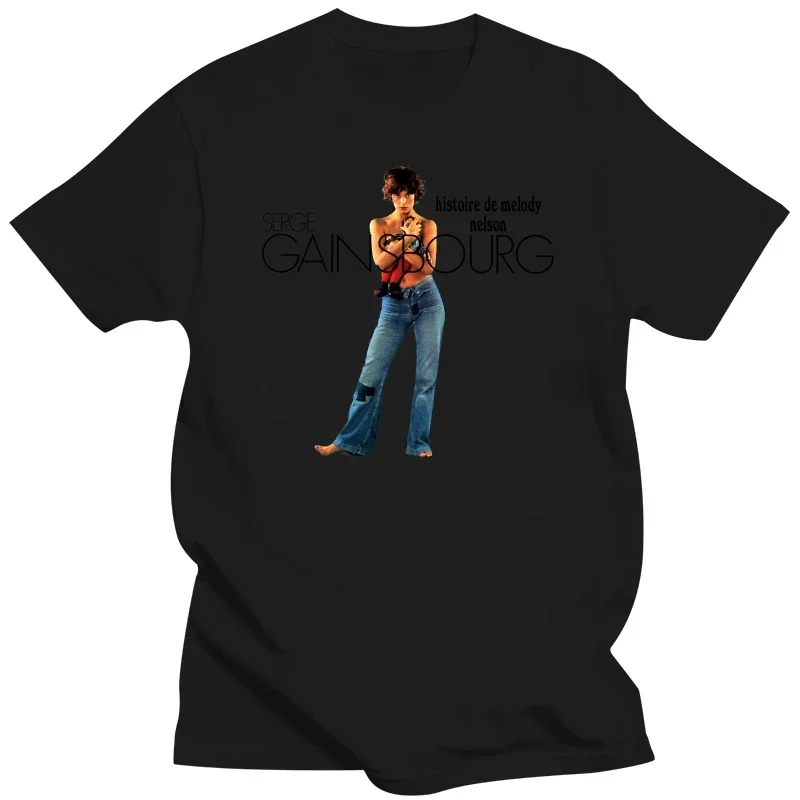 T Shirt Histoire De Melody Nelson Serge anime clothes new in tops & tees shirt homme Gainsbourg French Album 1970S Retro funny