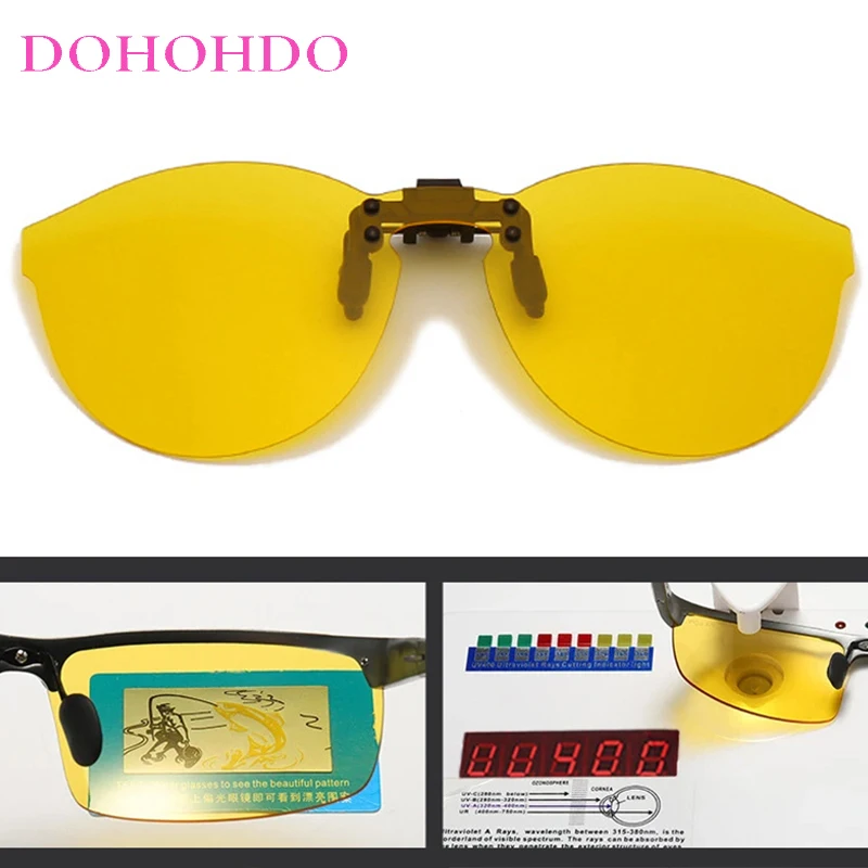 

Outdoor Sports Lenses Clip On Sun Glasses For Men UV400 Vintage Designer Night Vision Anti-Glare Glasses Woman Polarized Goggles