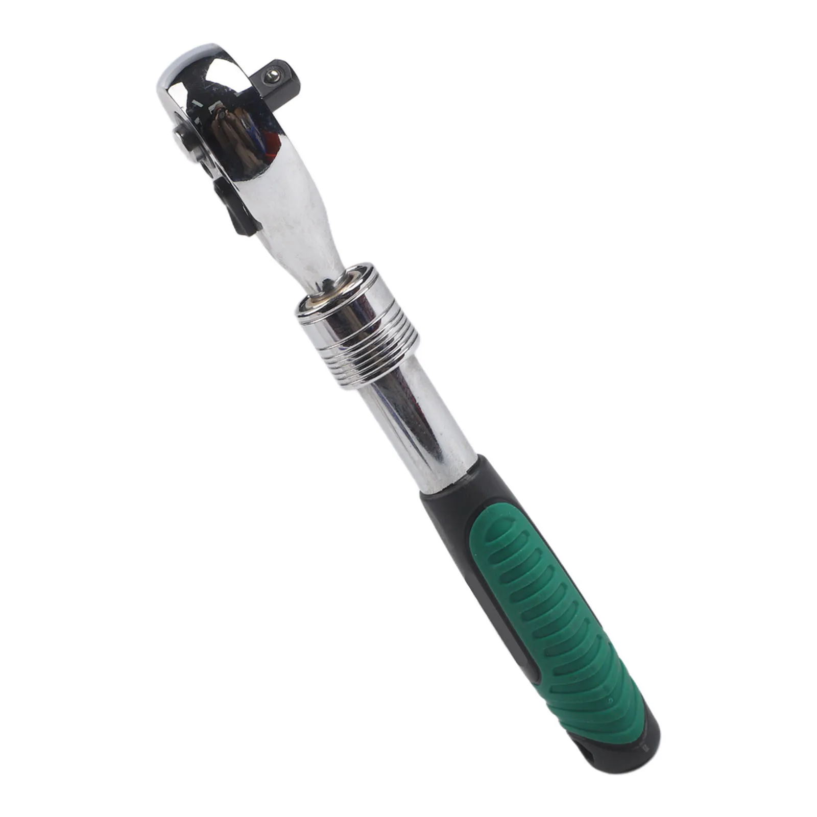 Торцевые головки 1/4 дюйма, трещотка 1/4 дюйма, серебристо-зеленая, механизм с 72 зубьями, кнопка быстрого отсоединения, шарикоподшипник, быстросъемный механизм