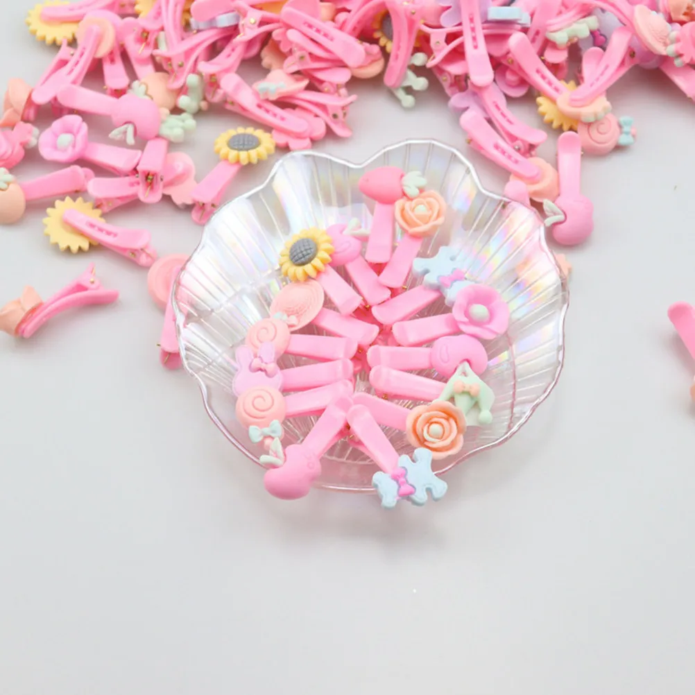 

10Pcs Candy Color Girls Hair Clips Plastic Barrettes Lightweight Non-Fade Kids Hair Accessories for Toddlers Parties Daily Wear