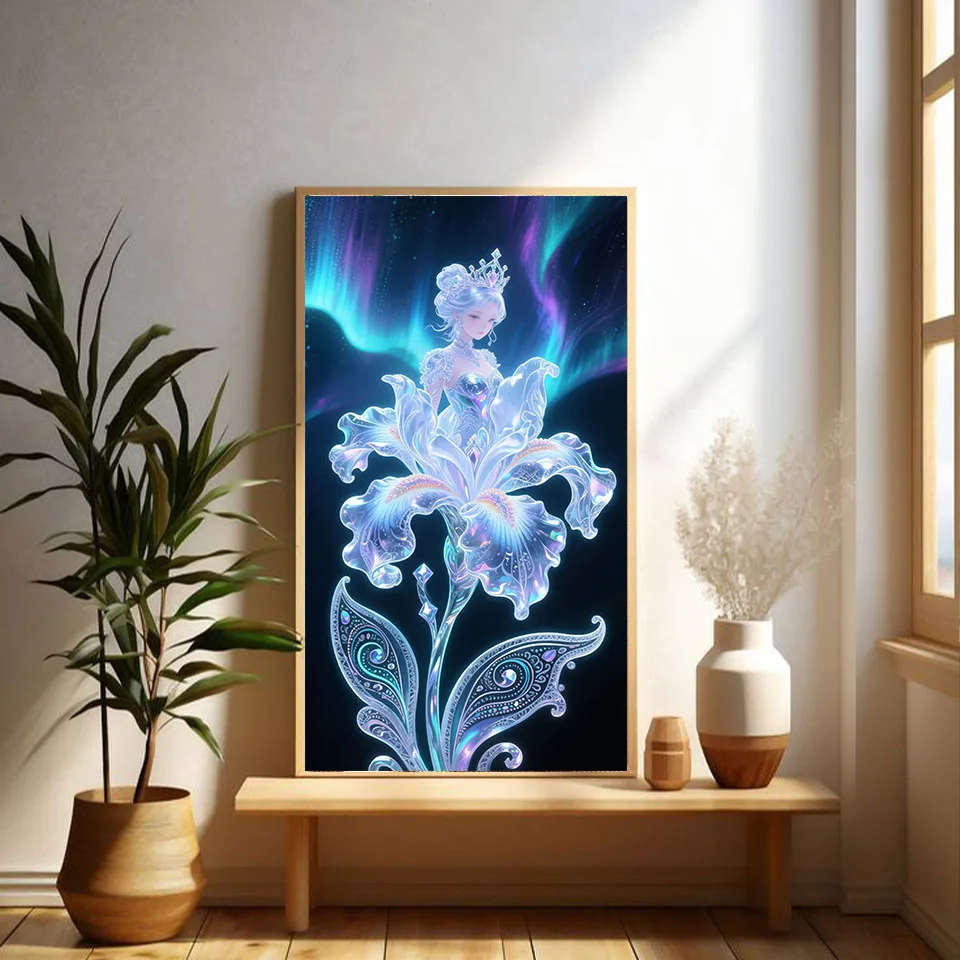 

Алмазная вышивка 5D DIY алмазная живопись мозаика квадратный круглый горный хрусталь ручной работы вышивка крестиком цветок эльф украшение дома подарок