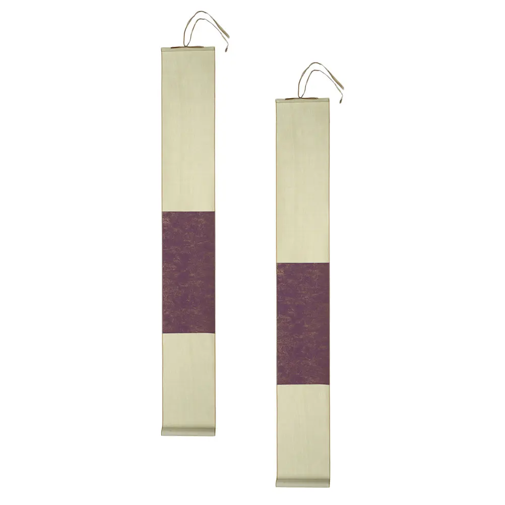 2pcs Xuan Paper Scroll Blank Hanging Scroll For Calligraphy Painting Water Color Art Wall Decor Drawing Supply Practice Paper